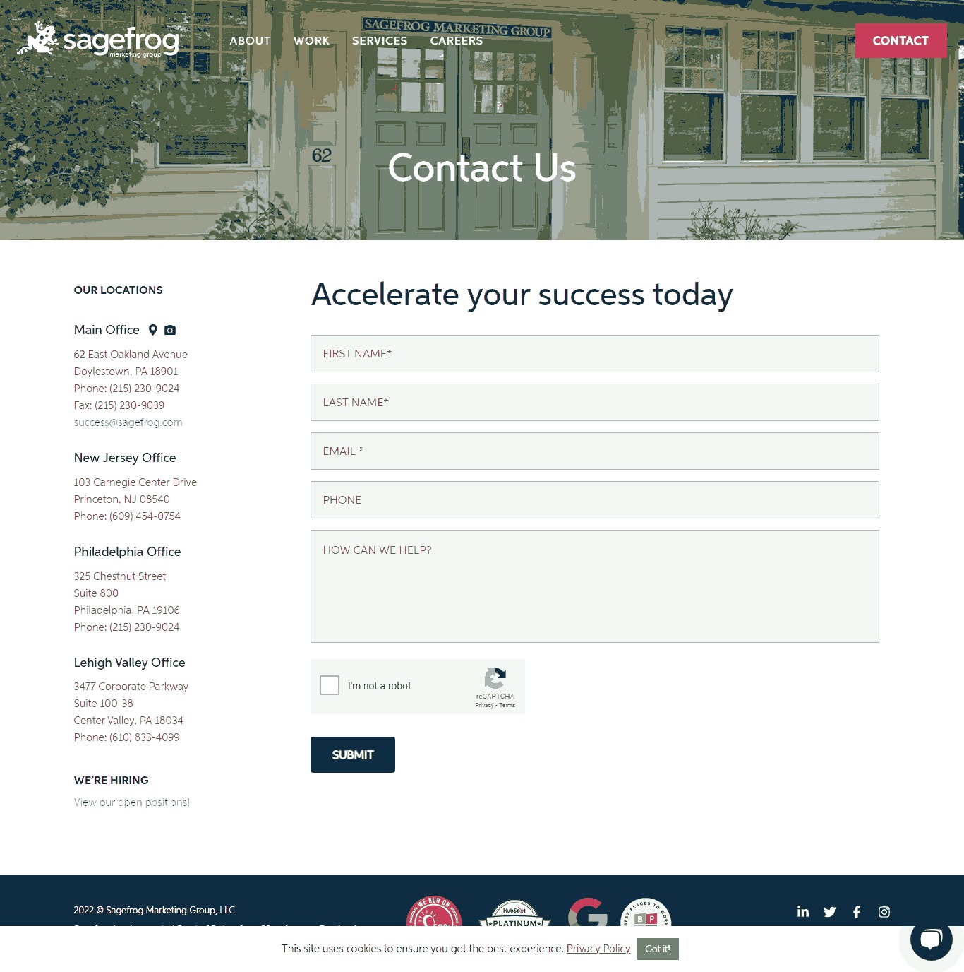 sagefrog Social Media Ads​