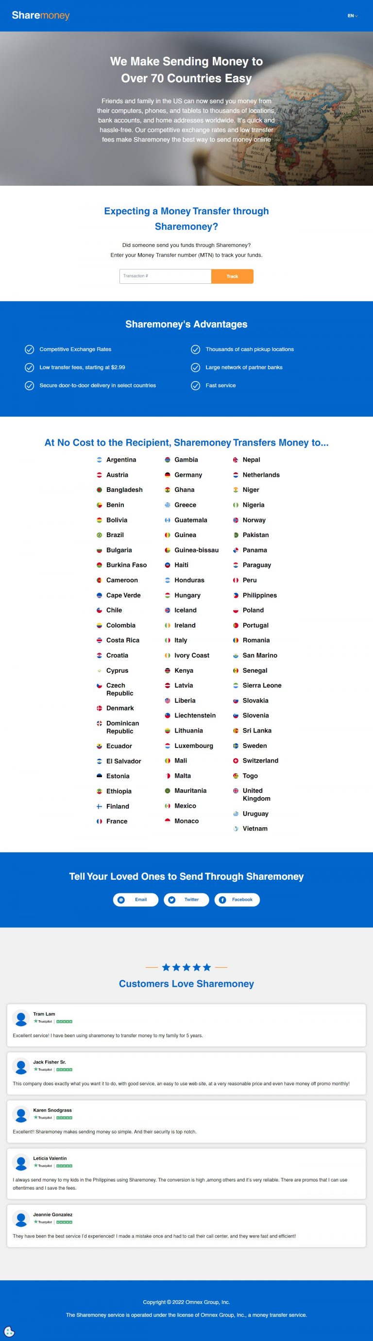 Share Money Website Design​