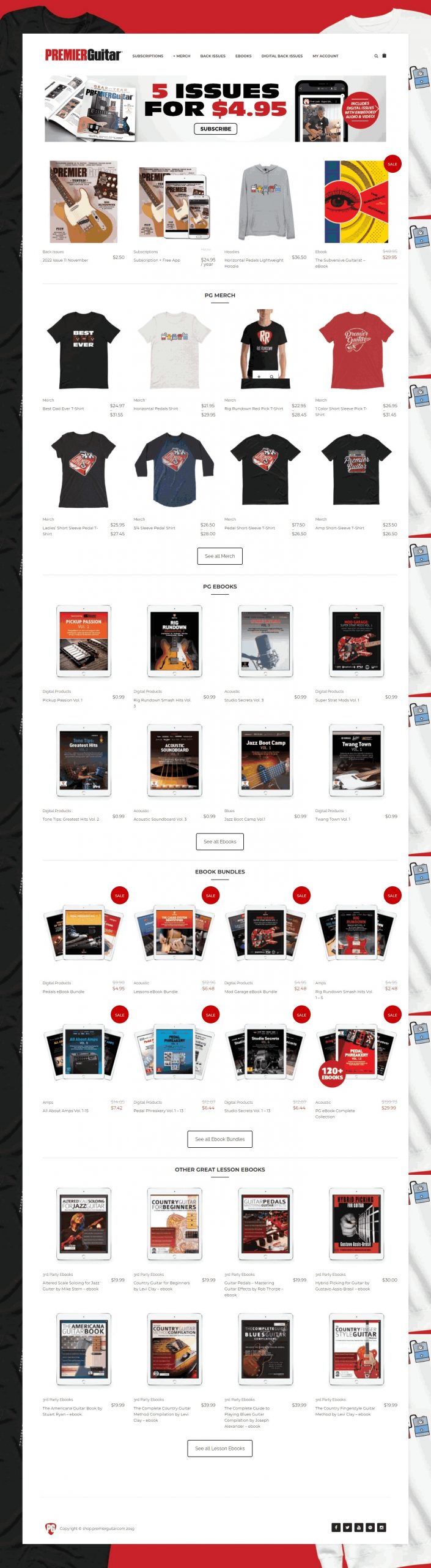 Premier Guitar Social Media Ads