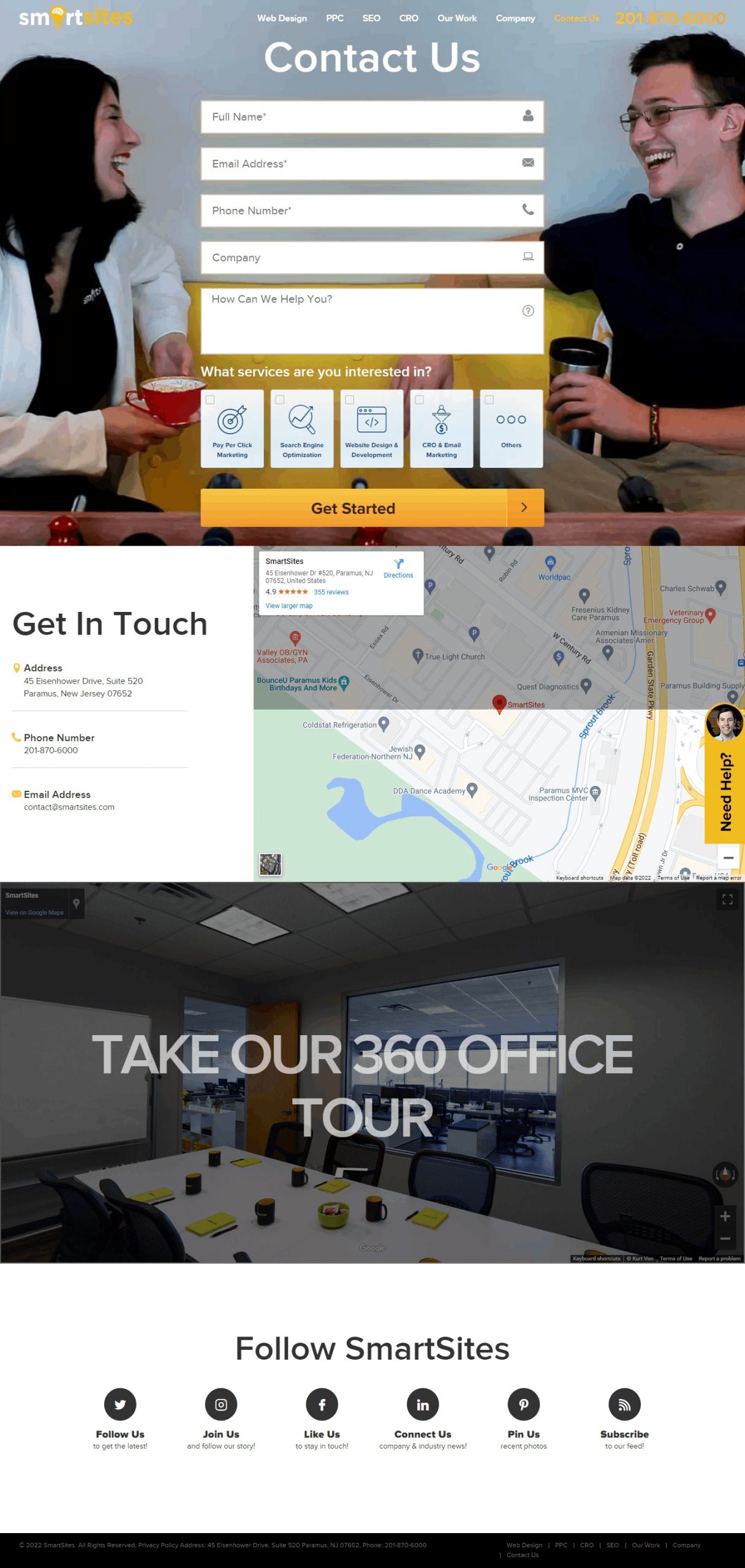 Smartsites Website Copy and Content Writing​