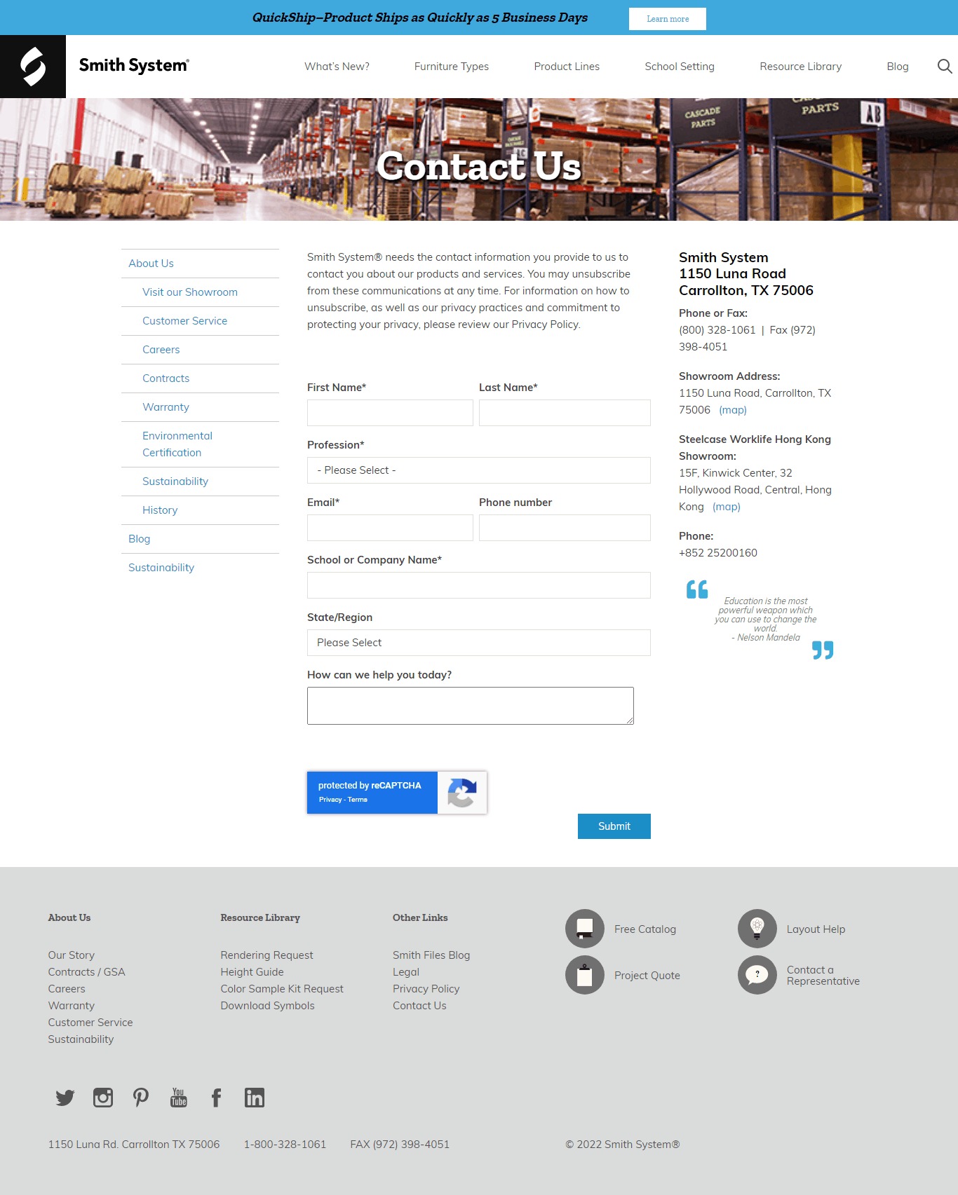 Smith System Website Copy and Content Writing​