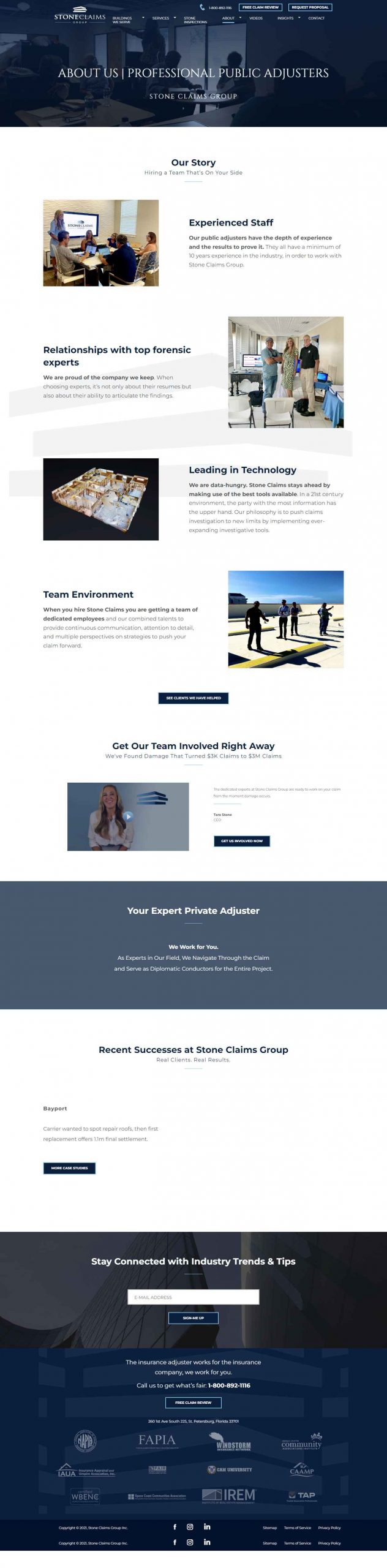 Stone Claims Business Strategy​