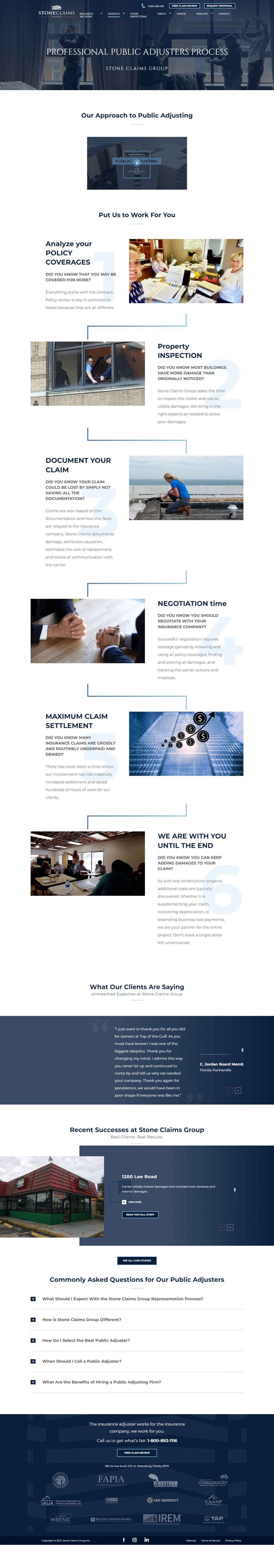 Stone Claims Business Strategy​