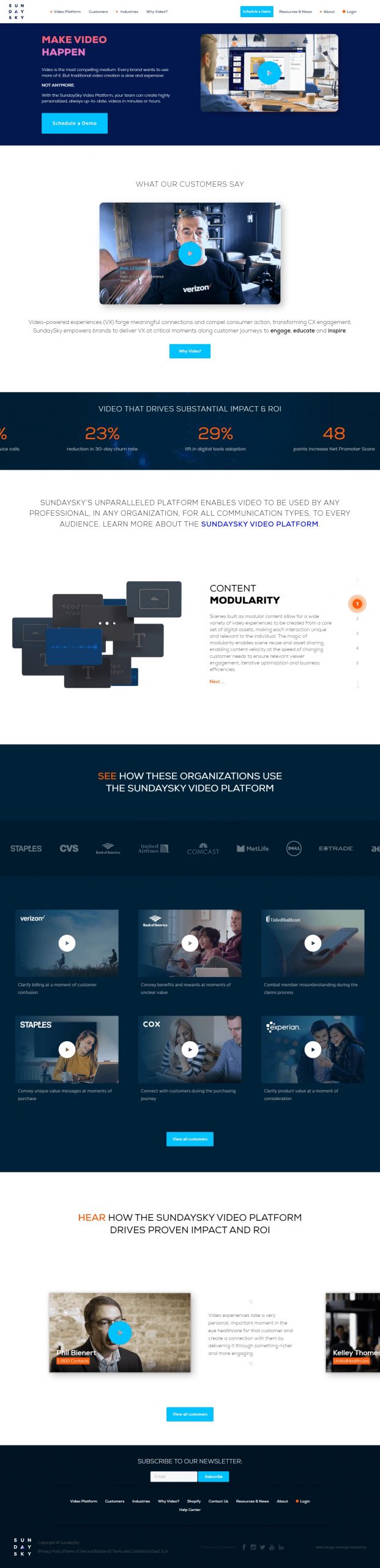 Sunday Sky Website Development​