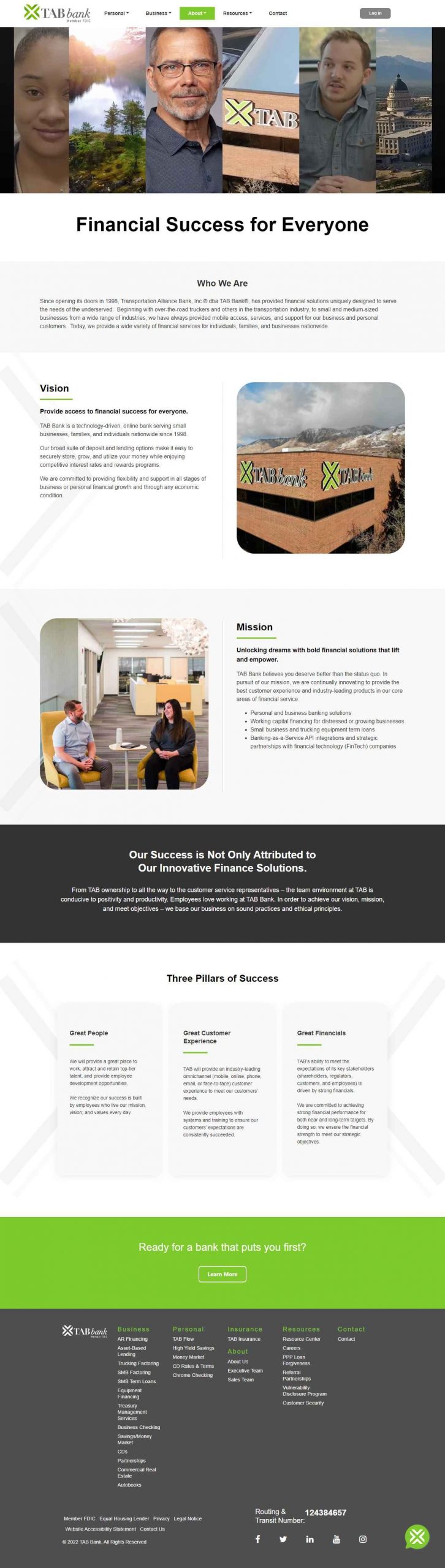 TAB BANK Business Strategy​