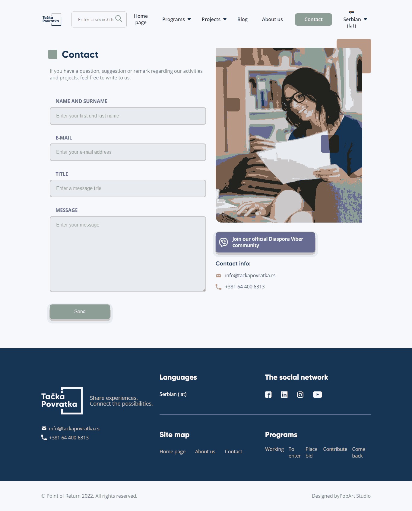 Returning Point Website Copy and Content Writing​