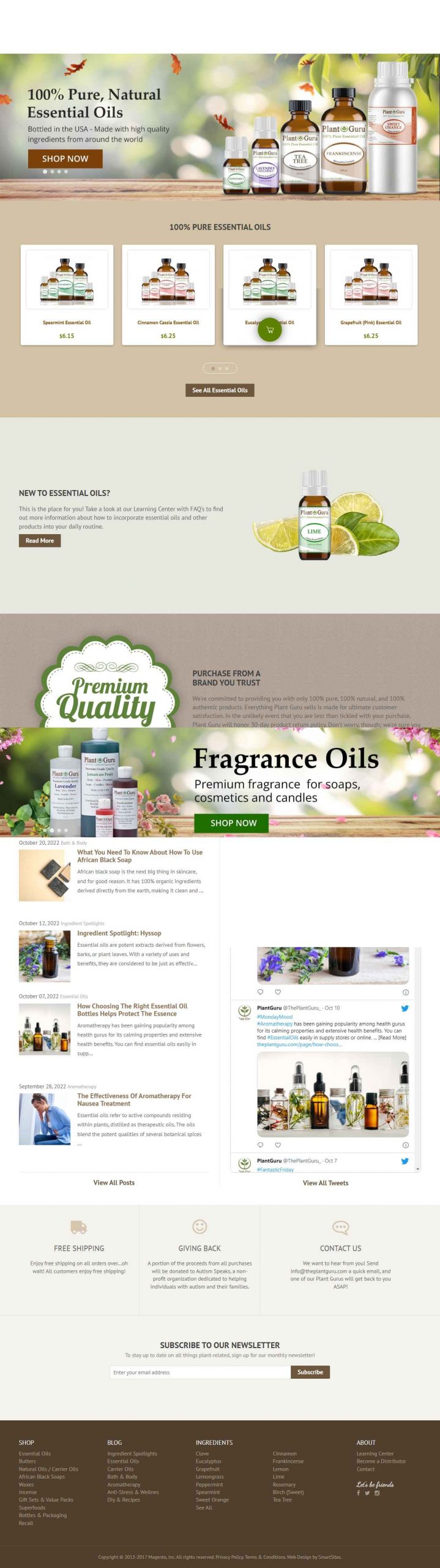 Plant Guru Website Design​