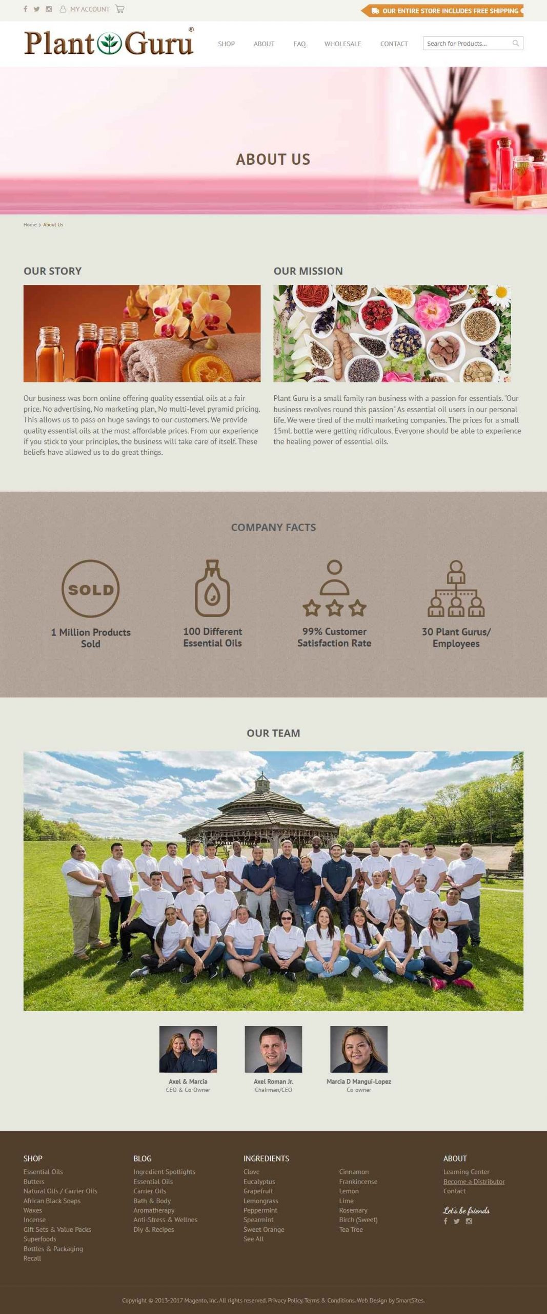 Plant Guru Website Design​