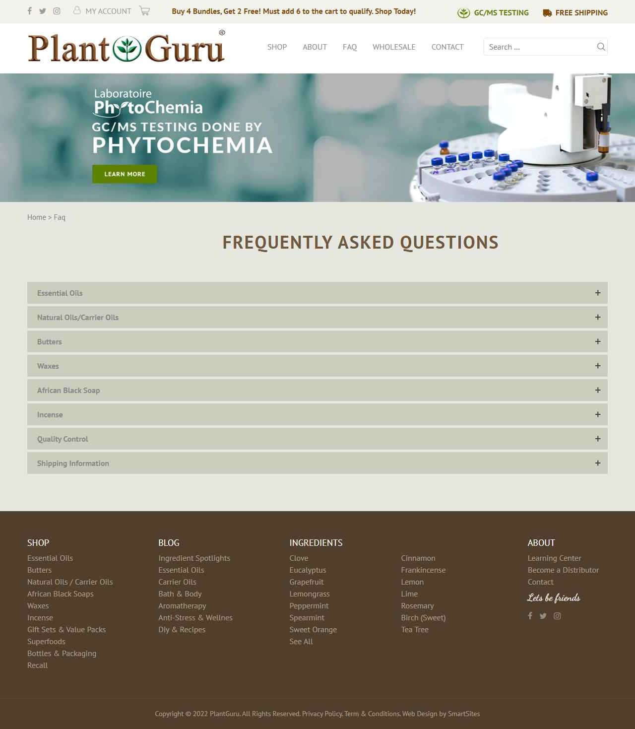 Plant Guru Website Design​