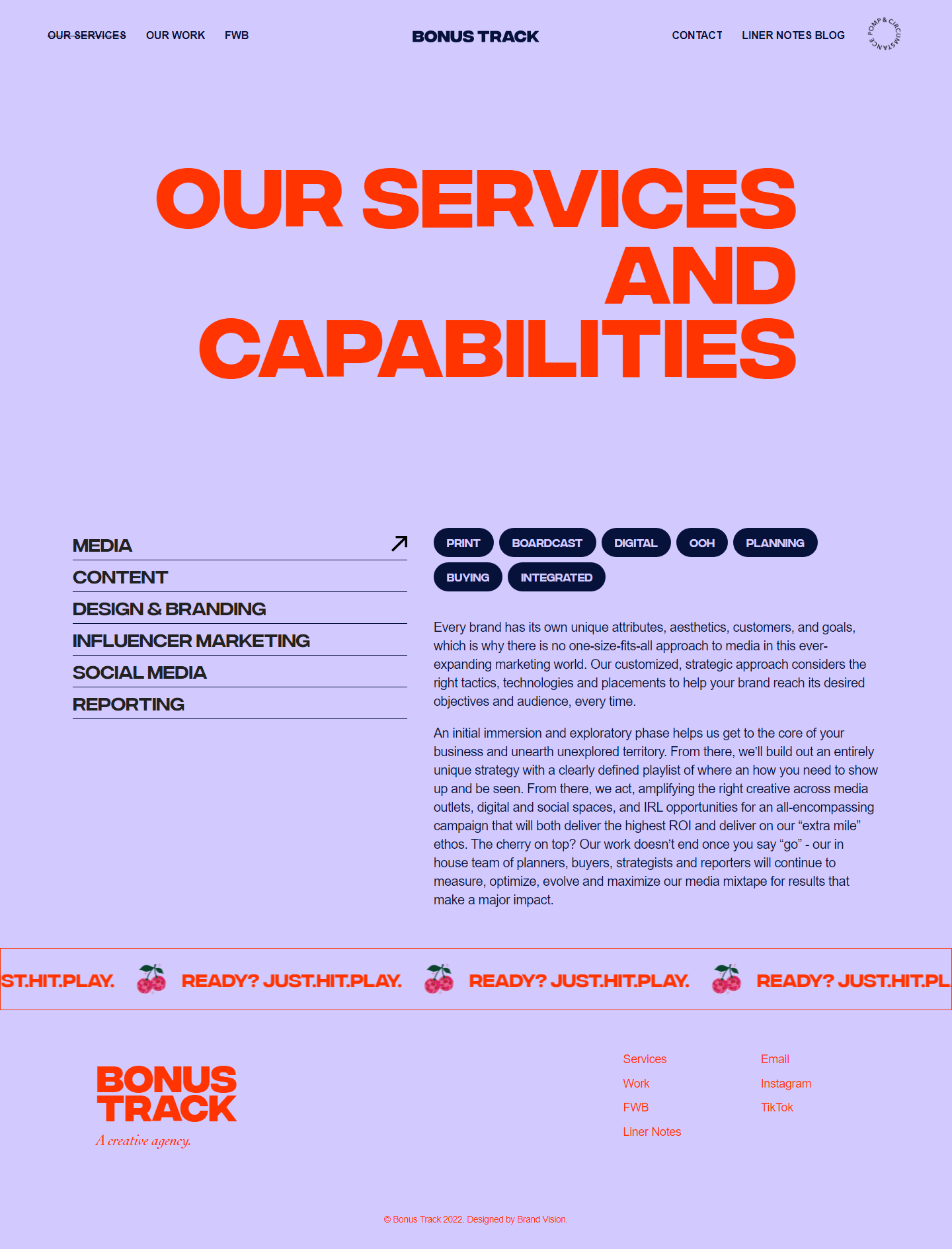 Bonus Track website Search Engine Optimization​