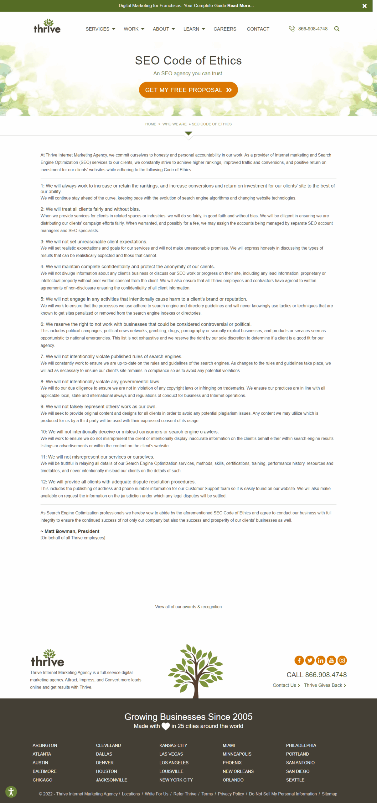 Thrive agency Digital Marketing​