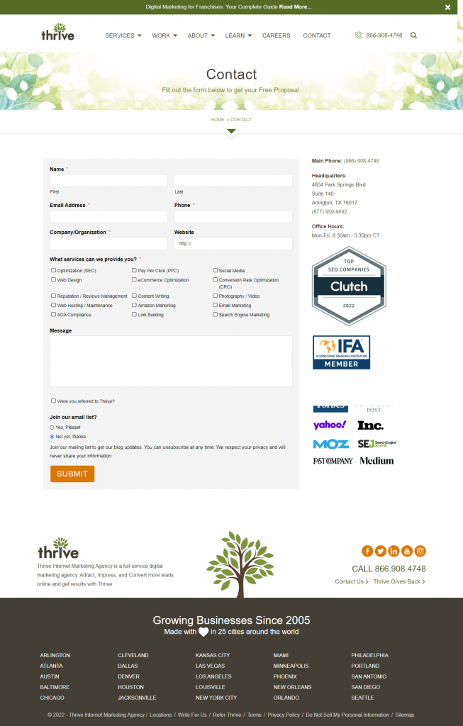 Thrive agency Digital Marketing​