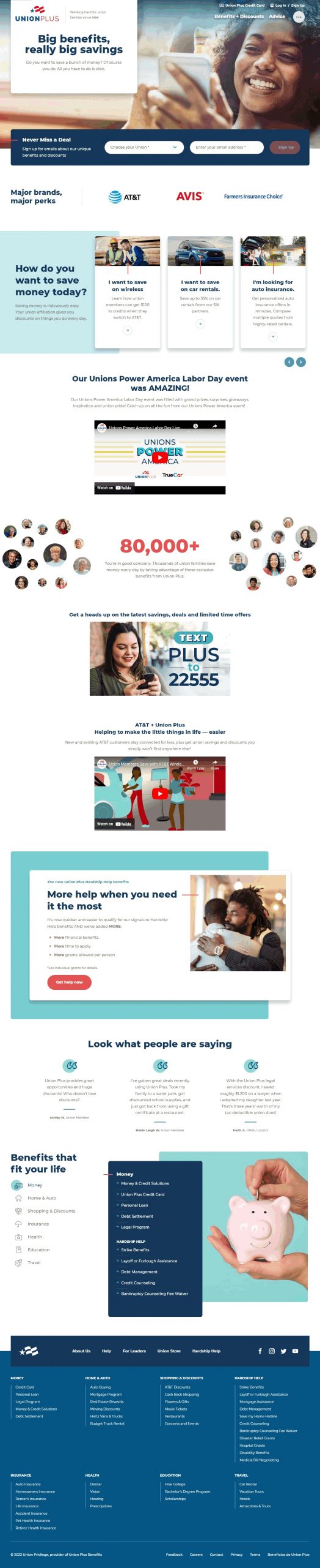 Union plus Social Media Ads