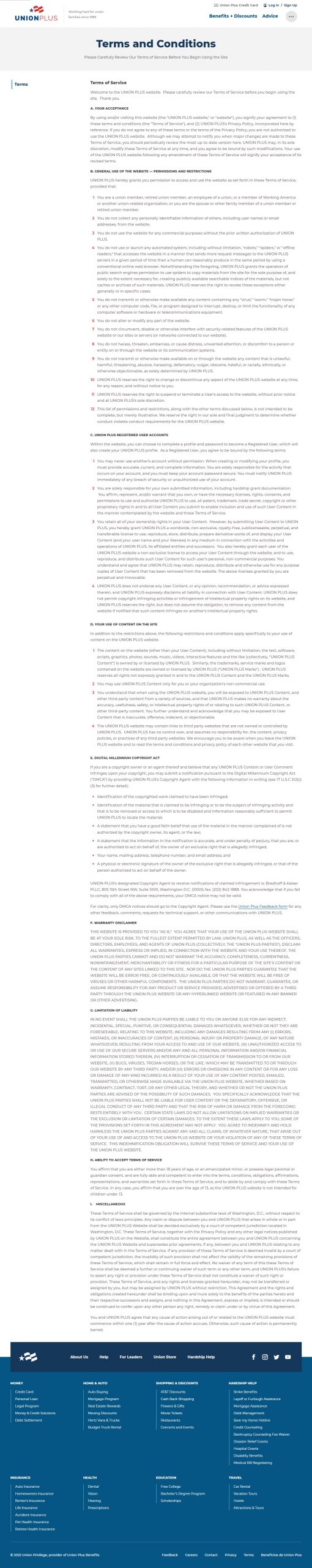 Union plus Social Media Ads