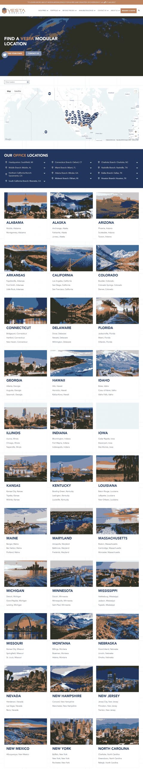 Vesta Modular Website Copy and Content Writing​