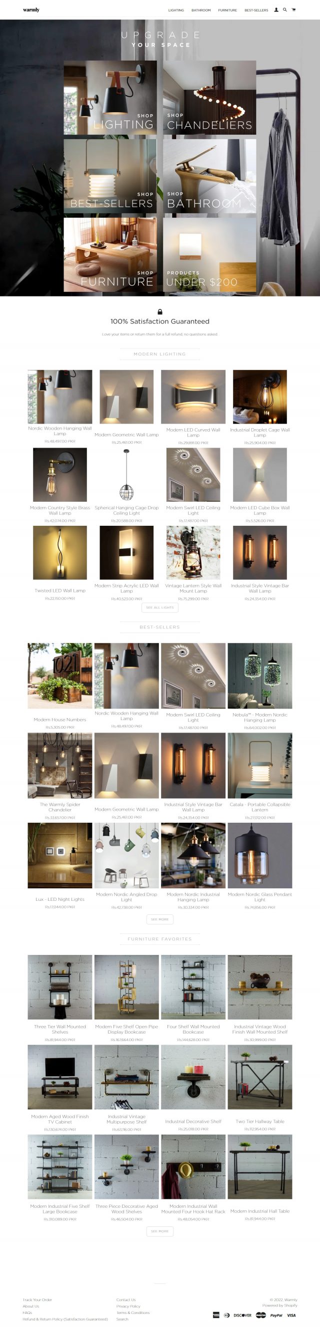 Warmly Website Design​