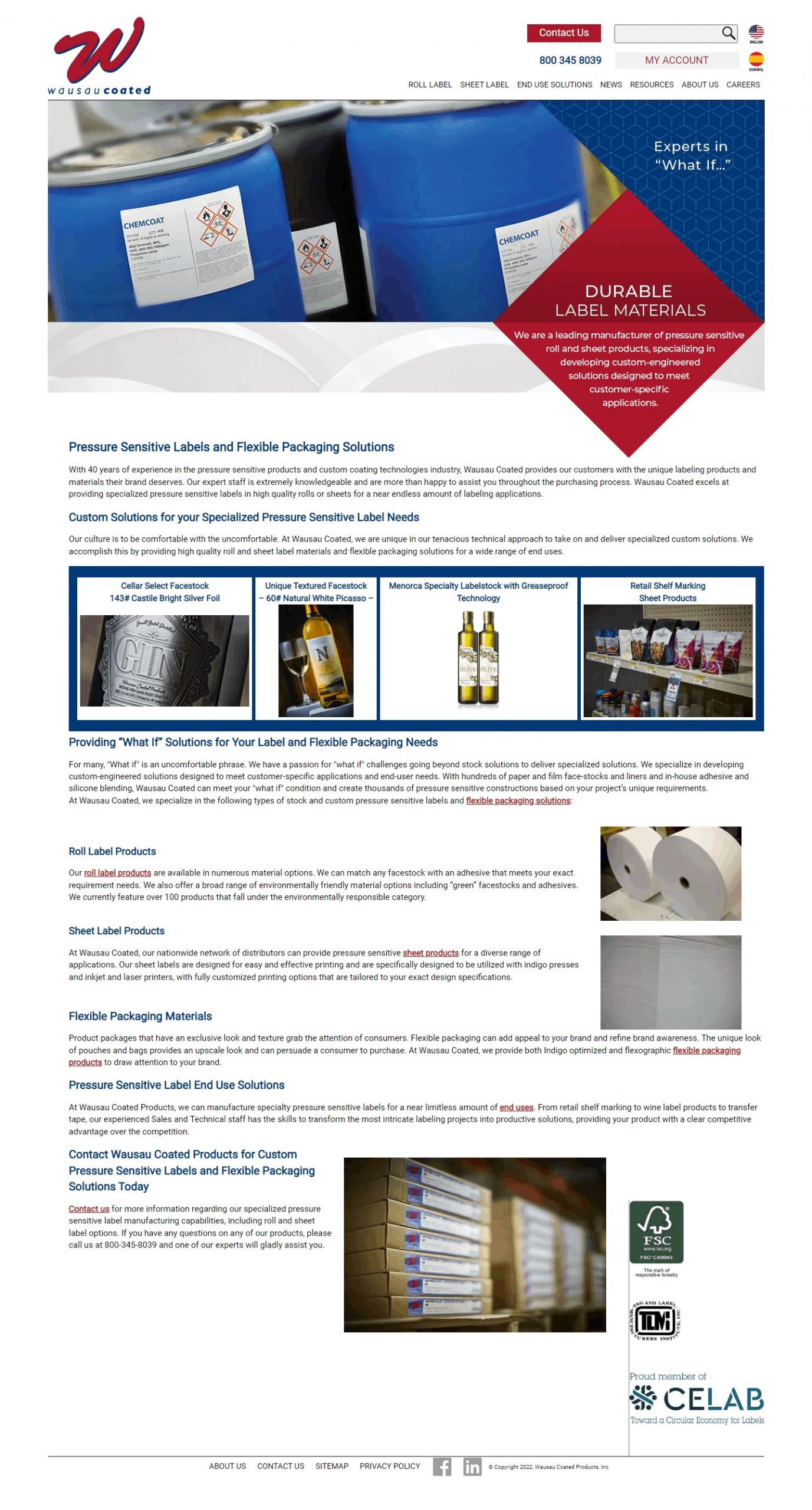 Wausau Coated website Search Engine Optimization