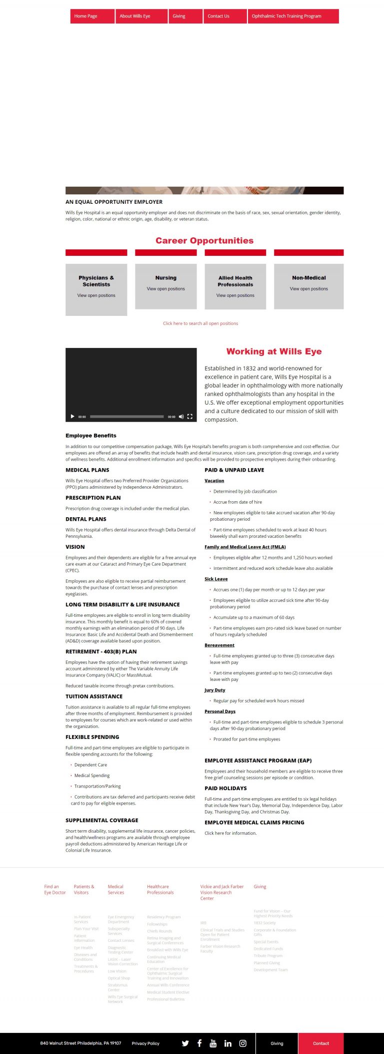 Wills Eye Business Strategy​