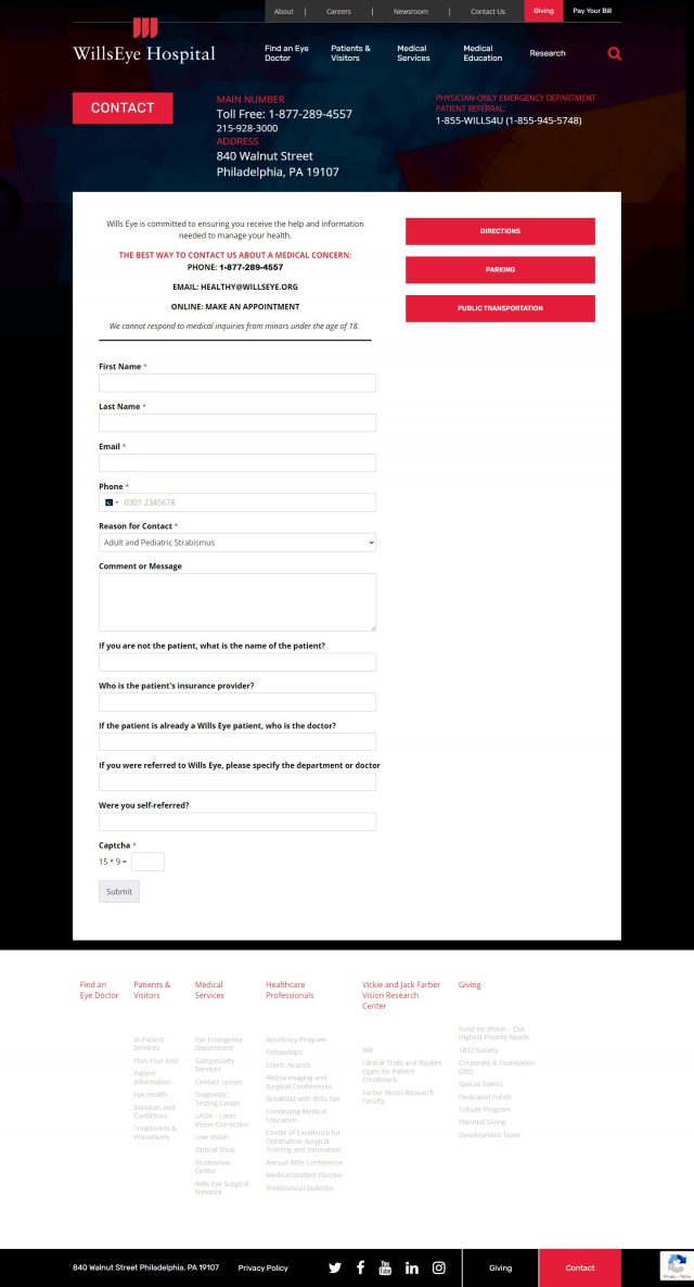 Wills Eye Business Strategy​