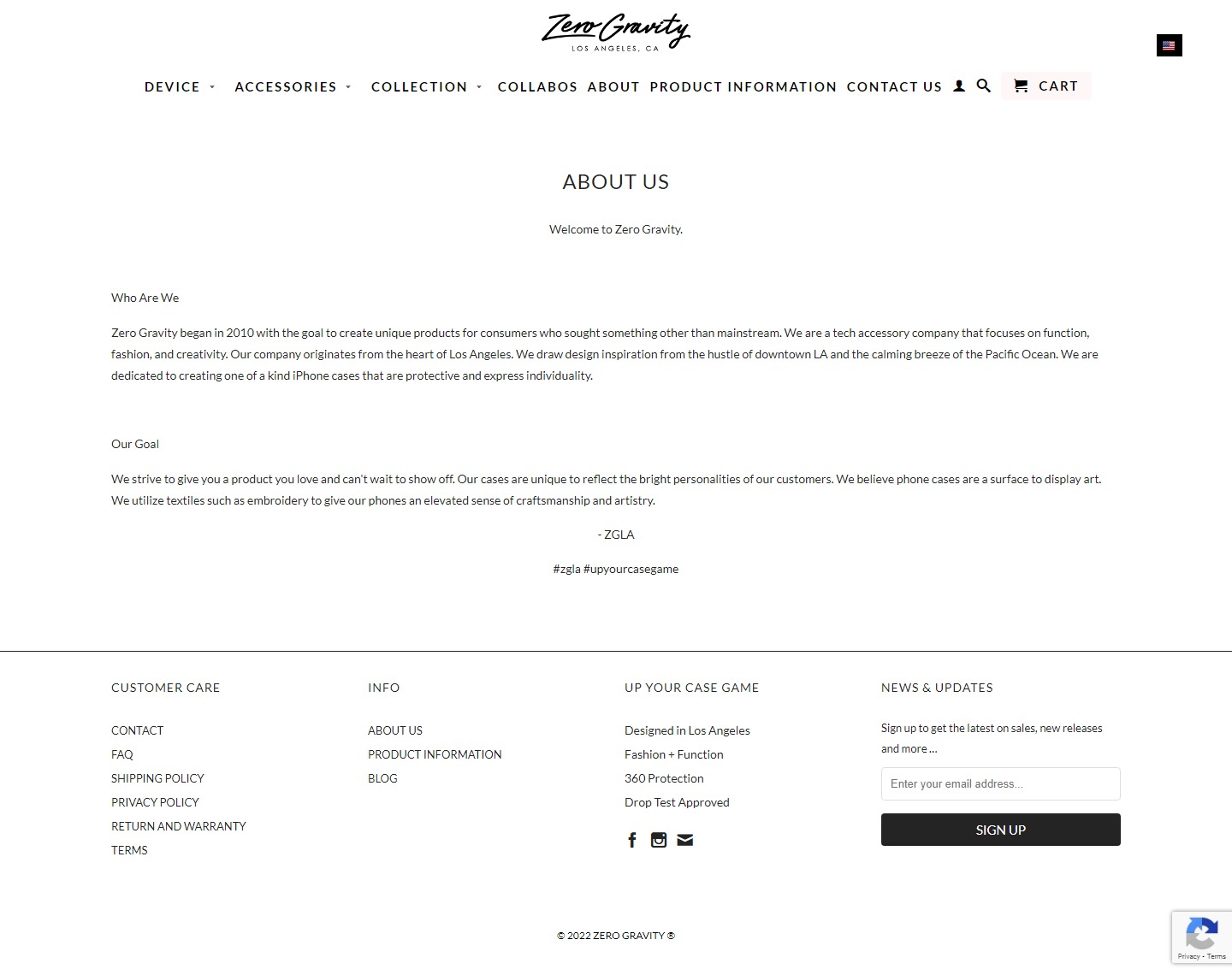 Zero Gravity Business Strategy​