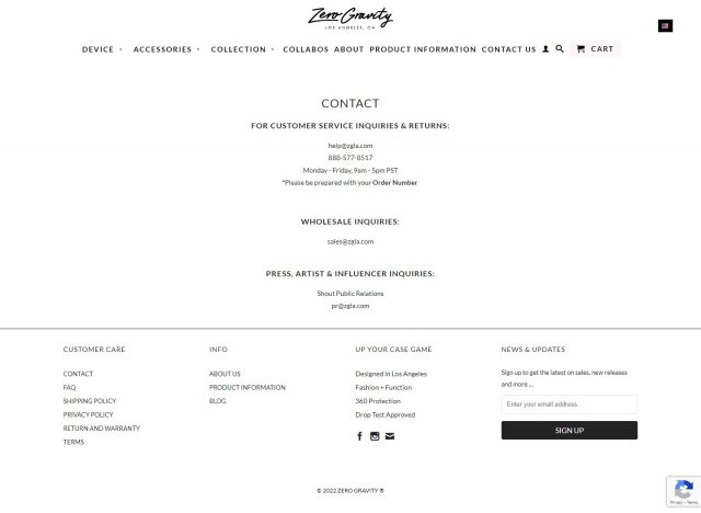 Zero Gravity Business Strategy​