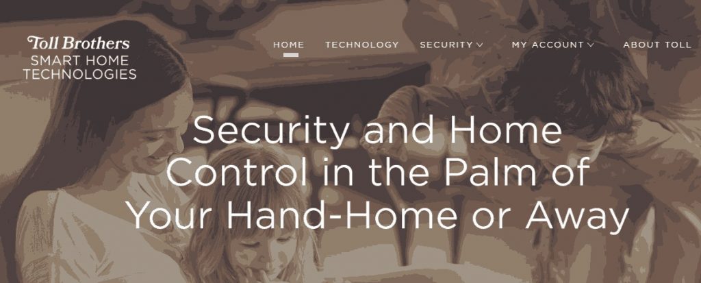 Toll Brothers Smart Home Technologies