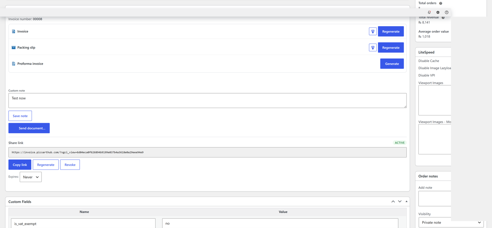 Partial payments and balance due